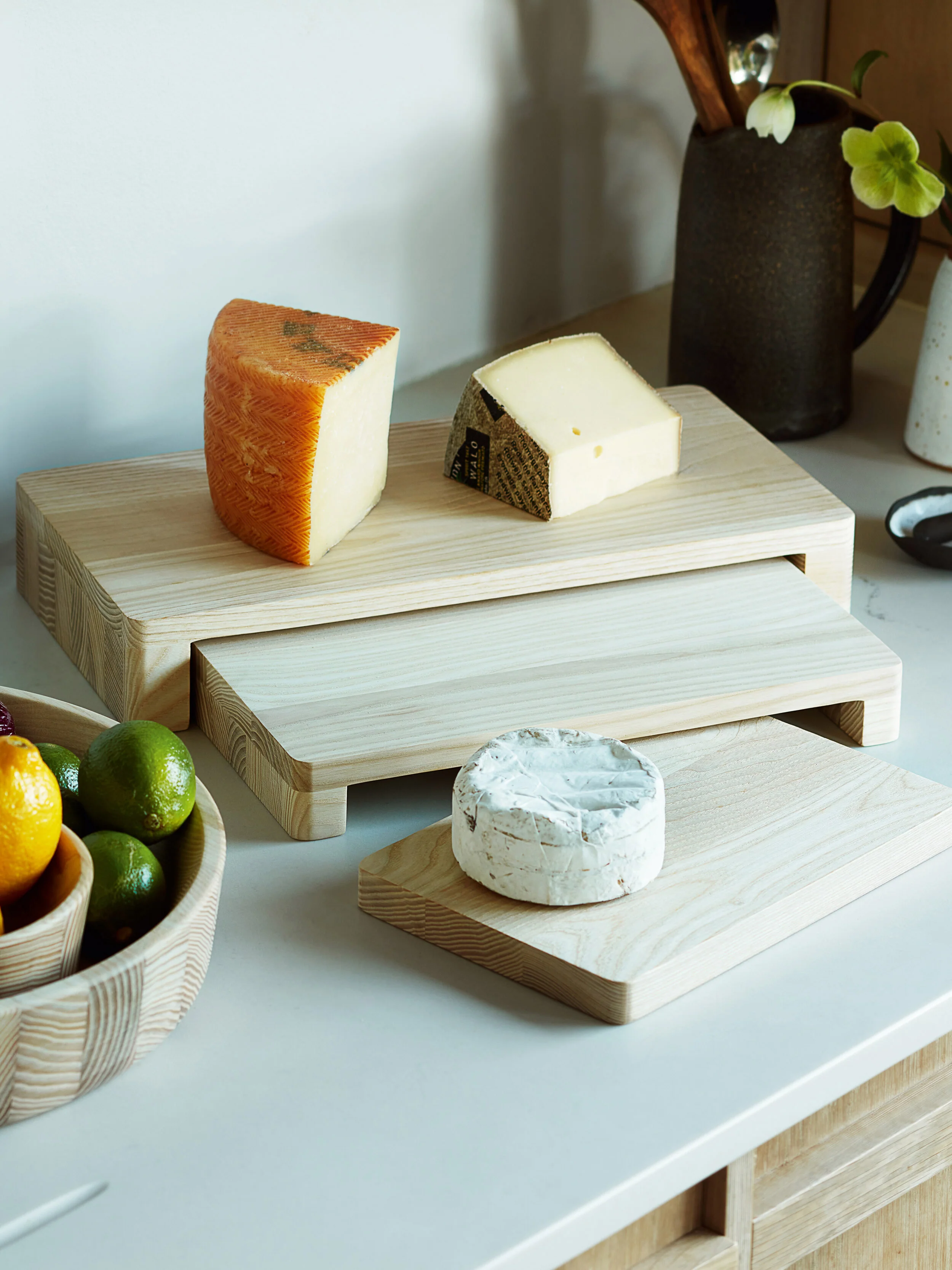 Ash Wood Platter Set - Image 15