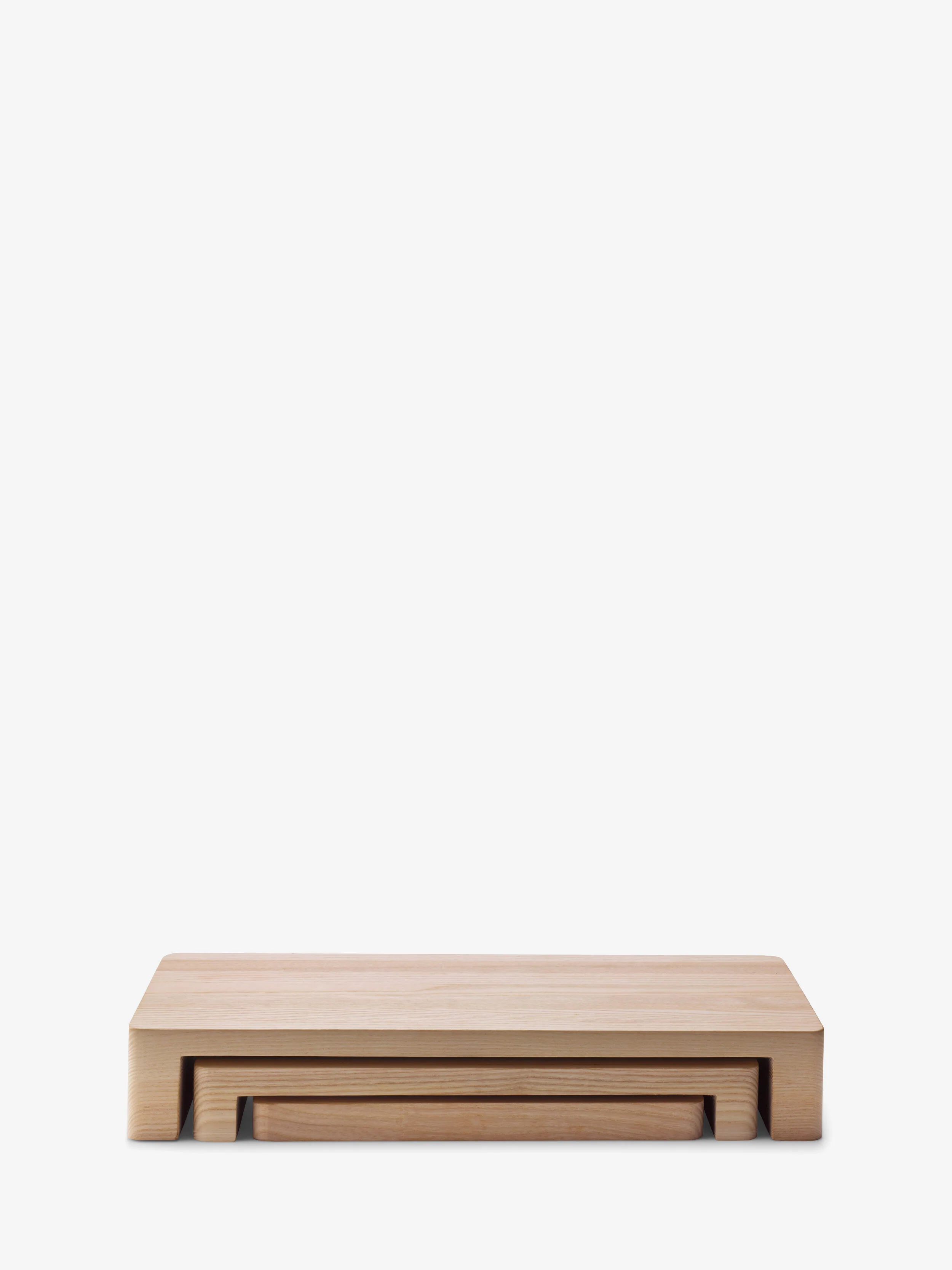 Ash Wood Platter Set - Image 3