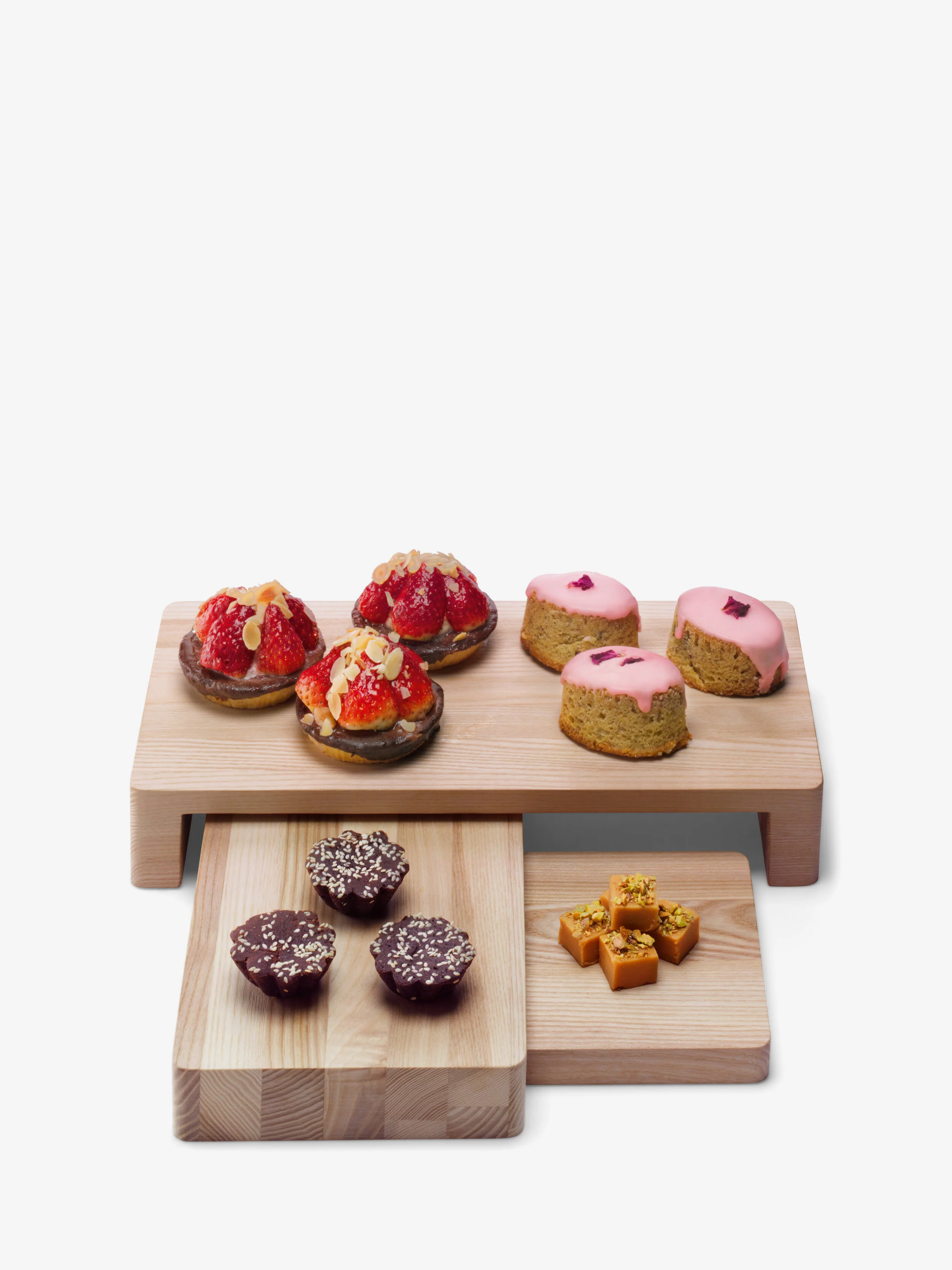 Ash Wood Platter Set - Image 5