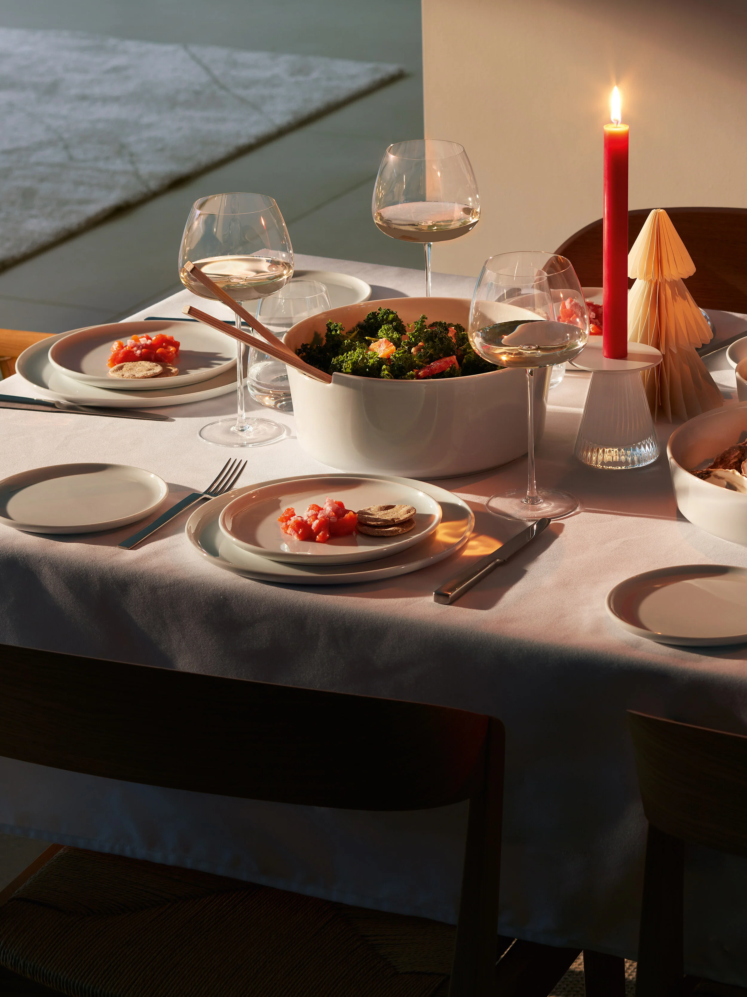 Salad Bowl & Ash Servers - Image 16