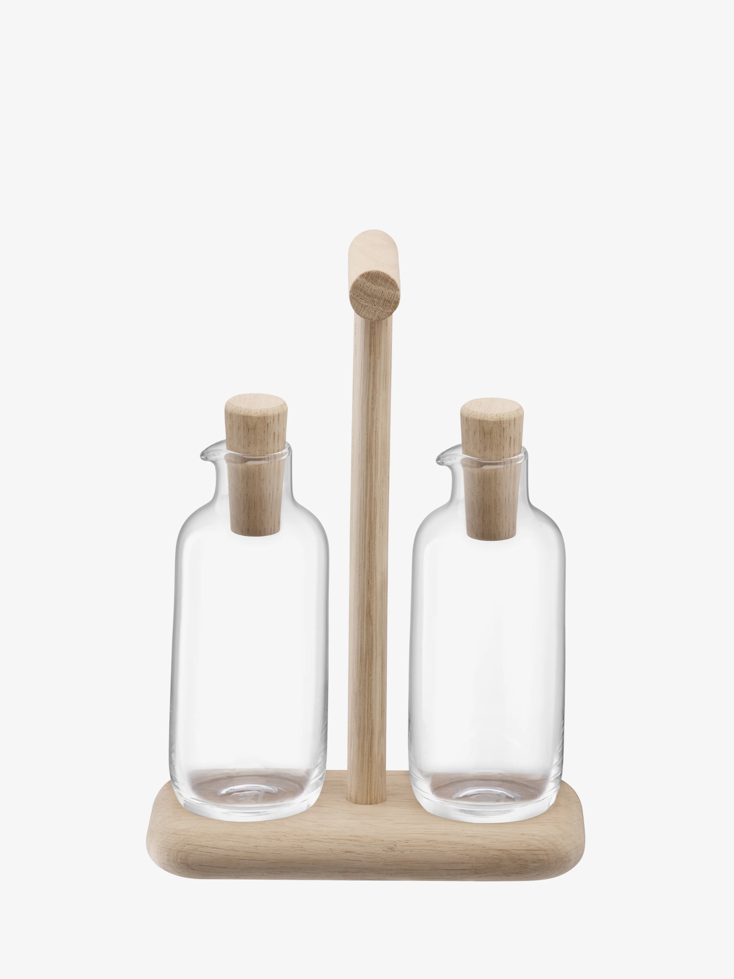 Oil & Vinegar Set & Oak Stand - Image 6