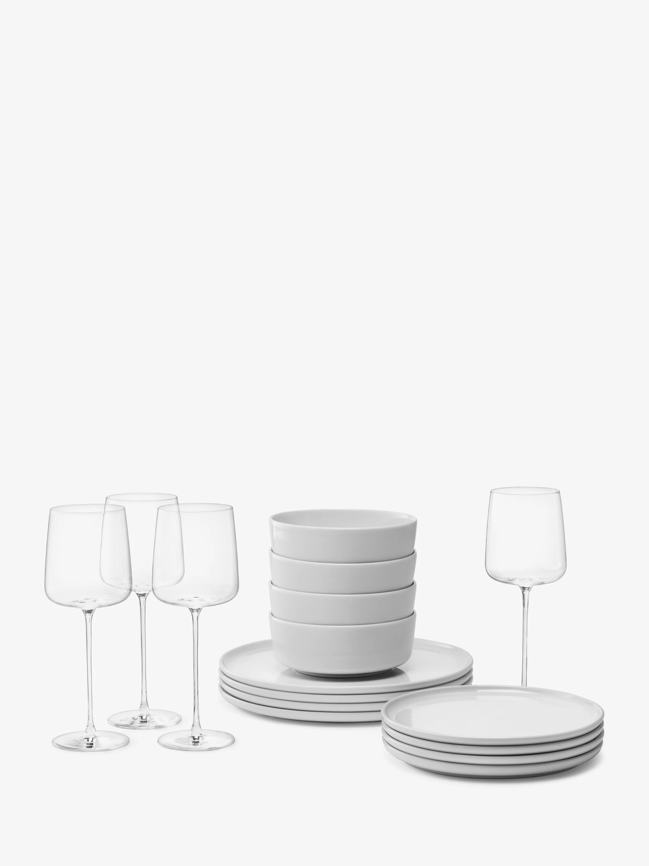 Dinnerware & Wine Glass Bundle (16 Piece) - Image 6