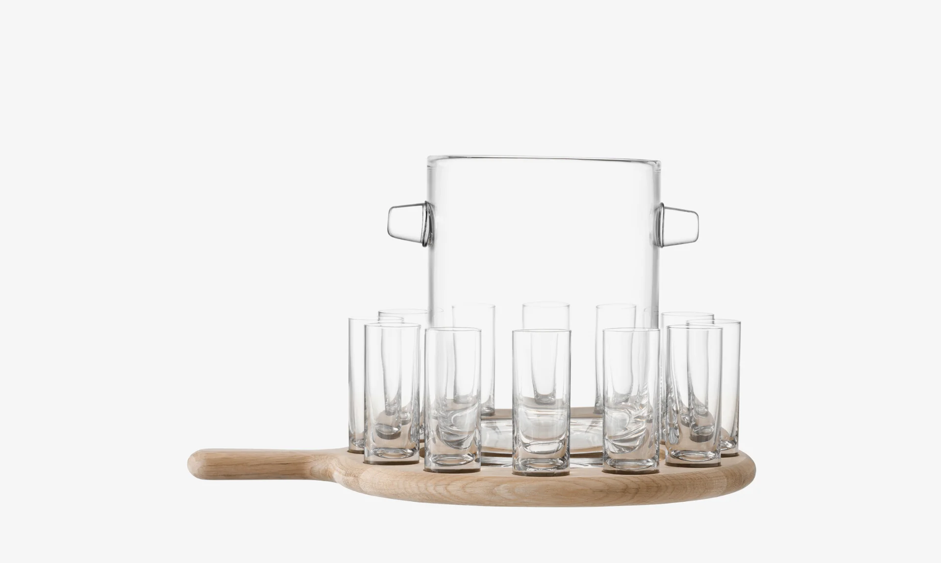 Vodka Serving Set & Oak Paddle - Image 4
