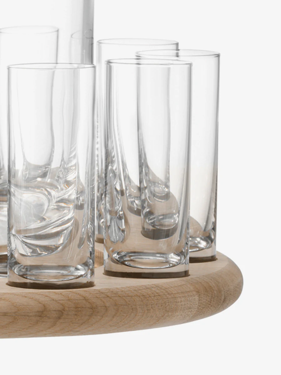 Vodka Serving Set & Oak Paddle - Image 5