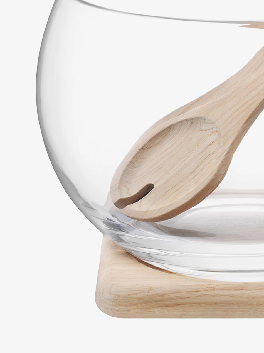 Salad Set & Oak Base - Image 4