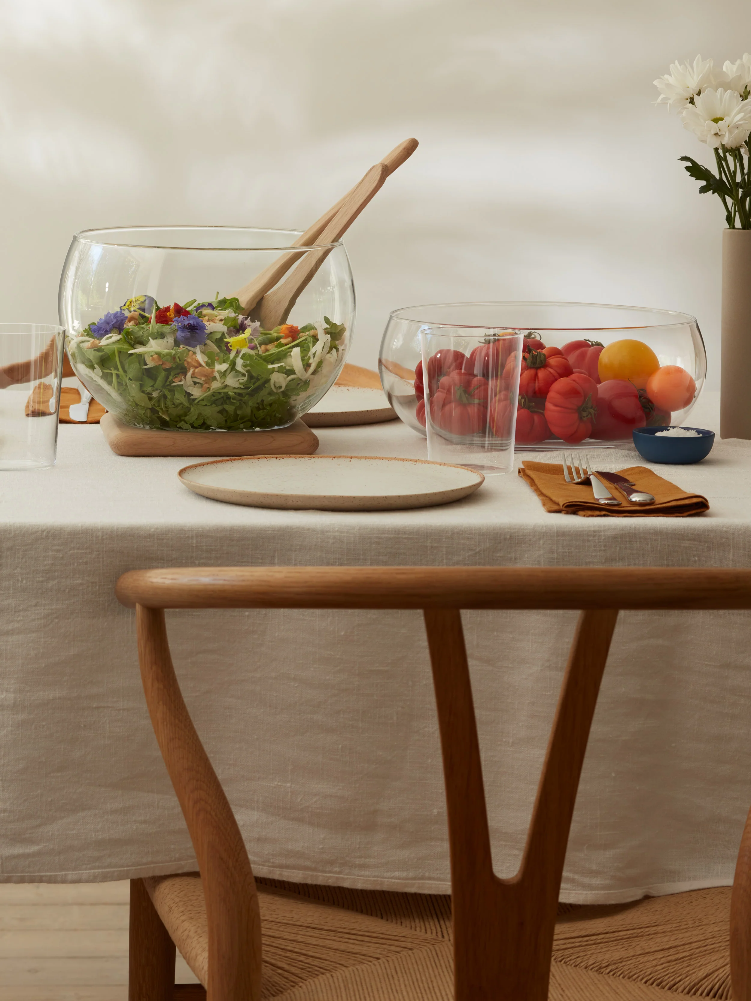 Salad Set & Oak Base - Image 5