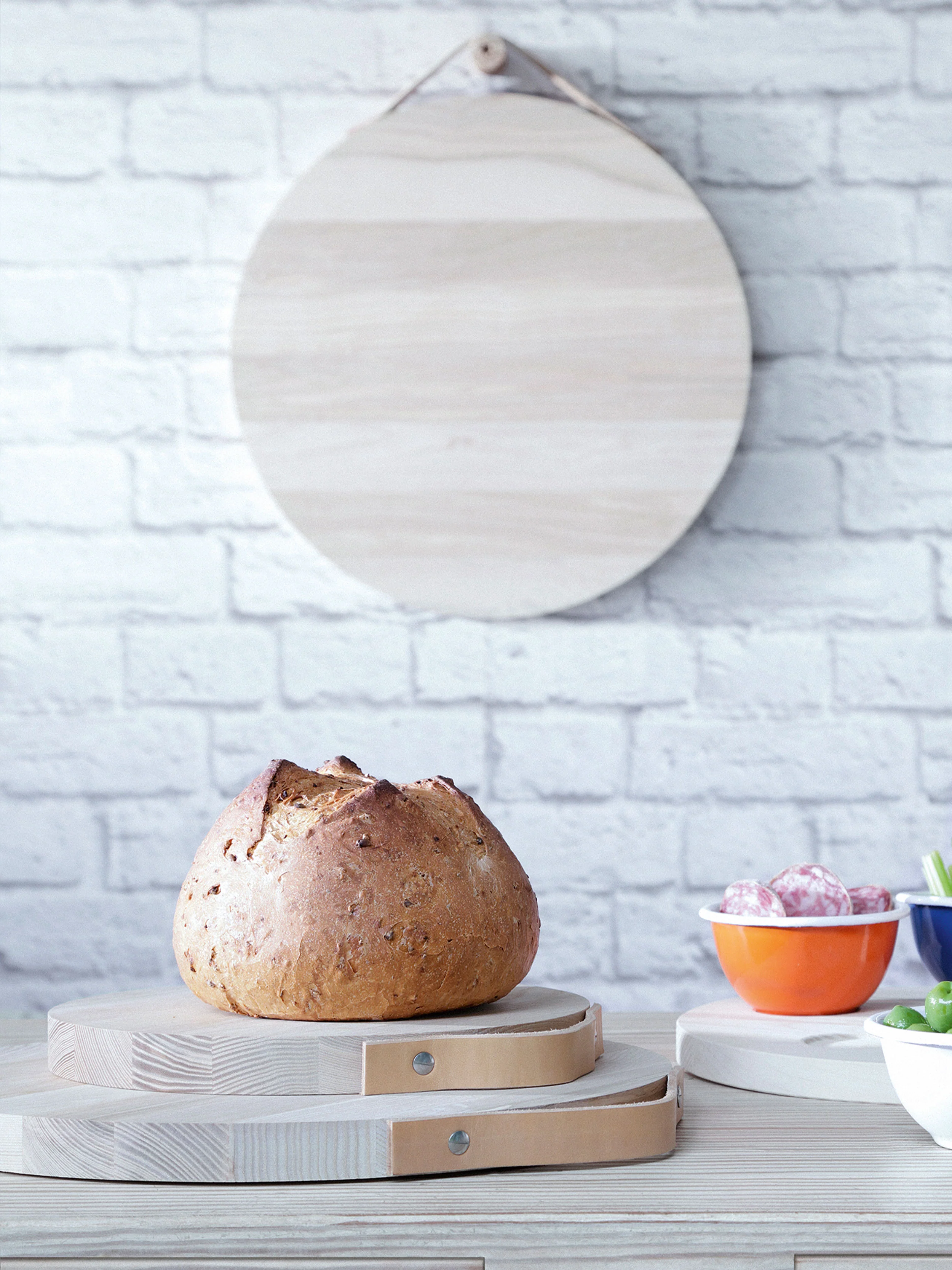 Board Ash & Leather Handle - Image 3
