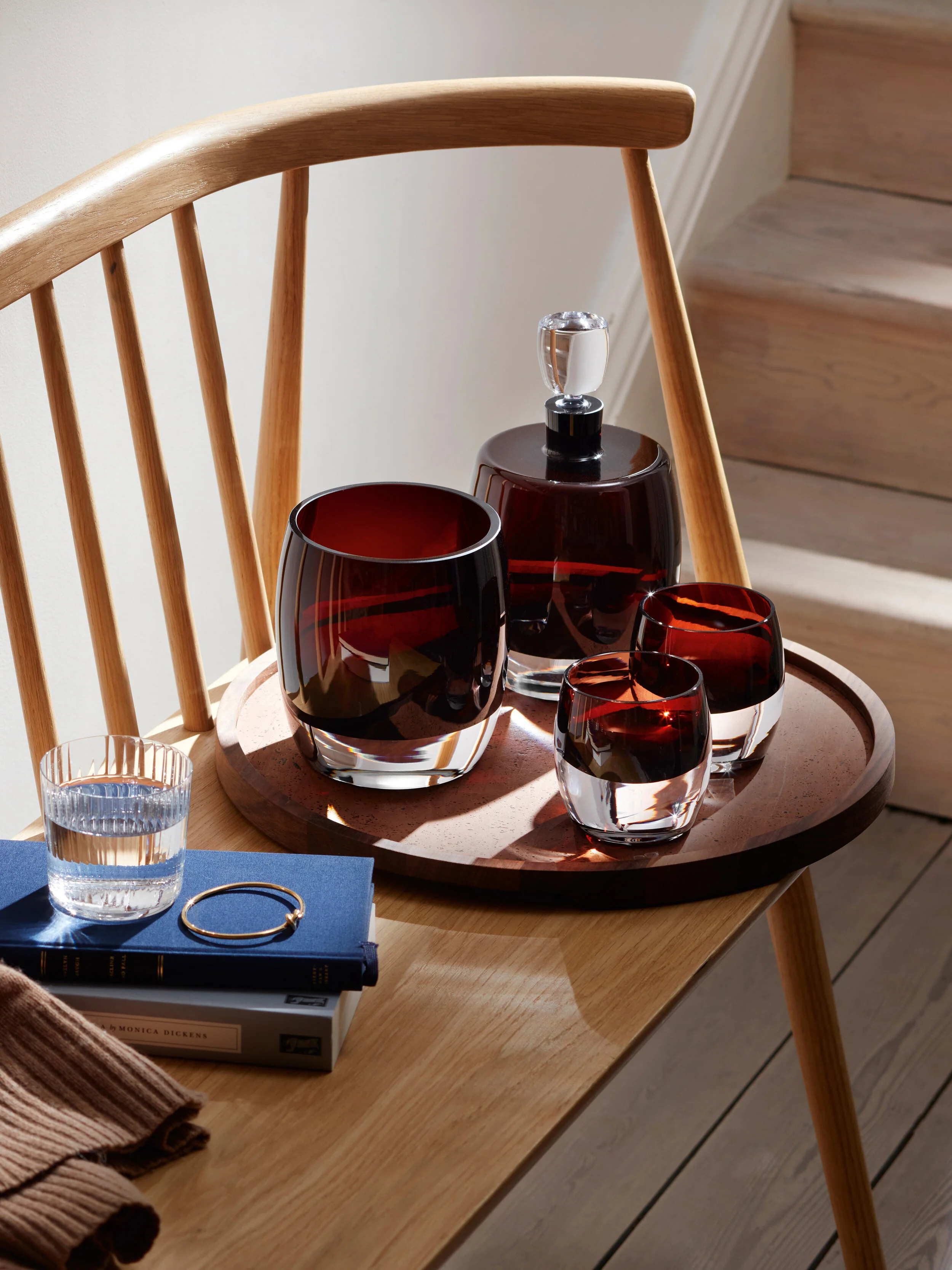 Connoisseur Set & Walnut/Cork Serving Tray - Image 10