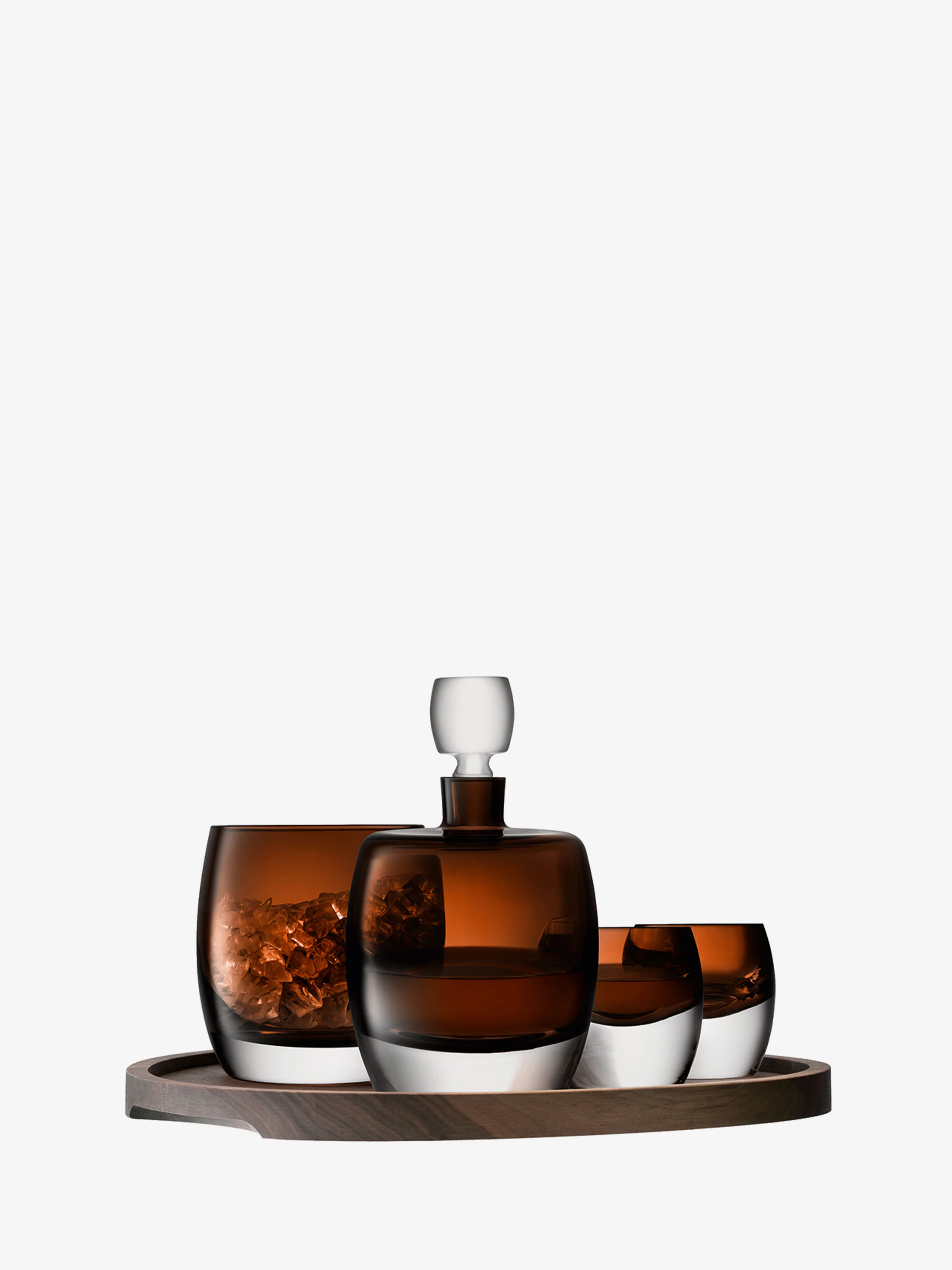 Connoisseur Set & Walnut/Cork Serving Tray - Image 2